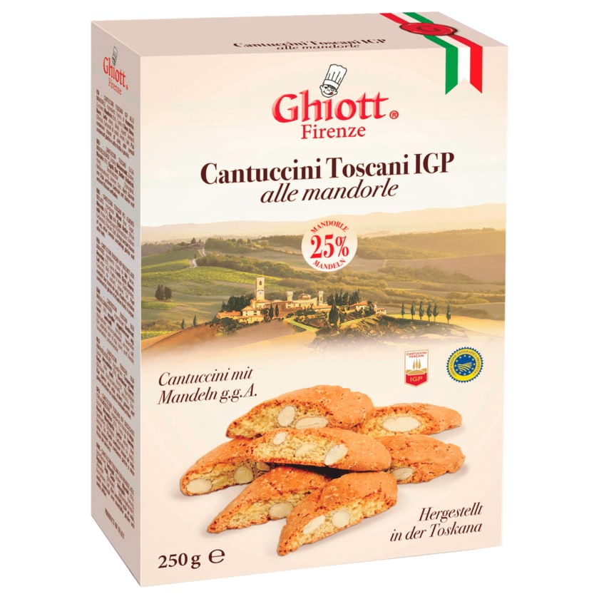 Ghiott Cantuccini Toscani mit Mandeln 250g